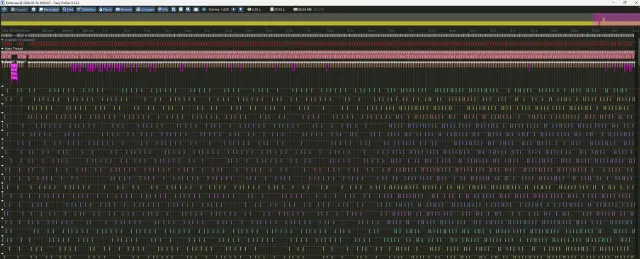 Tracy Profiler timeline showing main thread, render thread, and GPU zones across 1,628 frames